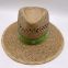 Summer Vintage Lafite Handwoven Jazz Straw Hat British Versatile Top Hat
