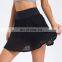 Wholesale Quick Dry Sports Fabric Shorts Lining 2 In 1 Tennis Mini Skirt Women Ladies Golf Fitness Running Wear Athletic Apparel