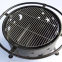 steel round fire pit with star looking