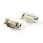 With fixed screw DP9 DP15 DP25 DP37 MALE FEMALE PCB CONNECTOR Insert plate type D-Sub DB9 DB15 DB25 DB37 9/15/25/37 pin