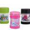 Insulated inner ss outside plastic food thermos for children