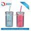customized glass mason jar with handle and lid