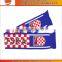 100%acrylic football fans knitting scarf,designer jacquard scarf