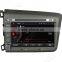 Wecaro best price car gps navigation China Factory 8" for civic android Steering Wheel Control 2012 2013