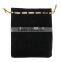 China Factory Customized Velvet Red Jewelry Bag Wholesales B194