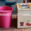 Mini Small plastics kitchen /car trash garbage can with lids on table
