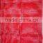 red Tubular mesh bag for vegetables