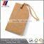 Fashion design kraft paper hang tag with eyelet