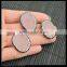 Wholesale LFD-0032B Natural Druzy Agate Pave Rhinestone Crystal Connector Beads For Making Bracelet Jewelry Finding