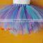 holiday colorful july 4th tutu soft chiffon cheap Independence Day pettiskirt blue kids petticoat wholesale