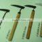 All steel/composite steel/stainless steel head sickle with wood handle