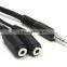 2.5mm Stereo Plug Right Angle to 2.5mm Jack Cable