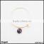 Birthstone charm adjustable bangle bracelet friendship bracelet