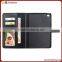 2016 new smart leather case for apple ipad mini with card slots,leather wallet mini case