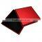 Red Cardboard Paper Box With Lid.