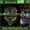 hot sell led flashing mask el party face mask for all