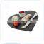 'factory direct' 30x30cm Natural Edge Heart shape Slate Plate slate cheese board slate tray
