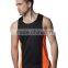 Hot sale sublimation custom mens running vest body building gym tank top wholesale