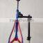 MeyerGlobal Blue British Flag Carbon Fixed Gear Frame Single Speed Oem Carbon Fiber Track Bike Frame T700 + T800 Toray
