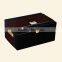 High-end Blackwood wooden humidor with a tray inside