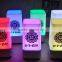 Colorful ABS rechargeable battery led bar table lamp for bar, cafe, club, restaurant,party decoration