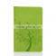 A5 thermo pu leather journal with logo embossed