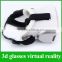Super Quality Oculus Rift Virtual Reality Glasses Google Cardboard VR 3D Glasses For 3.5-5.5" Screen Mobilephone 3D Video Glass