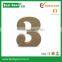 Koyal Wholesale Vintage Freestanding Wooden Numbers, 4.75-Inch