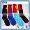 High quality teenage children superman compression knee high sport socks, colorful 100% cotton christmas knee high socks