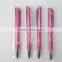 Wholesale Rose Red Click Plastic Ballpoint Pen,Cheap Plastic Ballpoint Pen