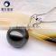 Low Price Real Natural 11--12mmtahitian Black Pearl Necklace Pendant