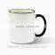 11oz Fringe Color Mugs for Sublimation Ceramic Mug