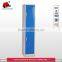 storage blue metal two tiers locker