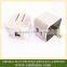 Universal usb wall charger US folding plug dual 2 USB home charger with IC smart chip