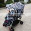 3-position recline for double baby stroller