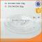 whole sale D16.7cm clear round glass dish set with embossing