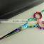 Professional barber hair cutting scissors