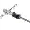 9 pcs threading tap set with t handle tap wrench