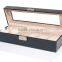 Newest factory price wholesale leather tie storage box