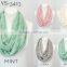 Popular Selling 100% Polyester Solid Color Lady Infinity Lace Scarf