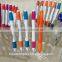 Acrylic Material Pen Holder, Blush Brush Clips Display Rack