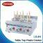 counter top commercial pasta cooker 6 pots