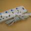 Europe type 4 universal ways extension power strip for Thailand Indonesia