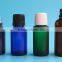 15ml 1/2 oz glass essential oil bottle for white black tamper-evident cap