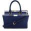 Branded cross pattern women PU leather handbag