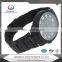 japan movt quartz watch stainless steel case back silicone boy watch