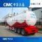 CIMC 38 cbm Tri Axle Cement Bulk Tanker Trailers , Concrete Mixer Truck Trailer Price