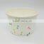 Food Grade Disposable Company Logo Printed Paper Cups for Soup and Ice Cream