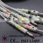 Schiller Short Screw EKG 10 lead Cable and Leadwires IEC 4.0 Banana connector Curbell CB-721014R/1