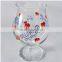 Custom gold decal tulip shaped wine/beer/champagne glass